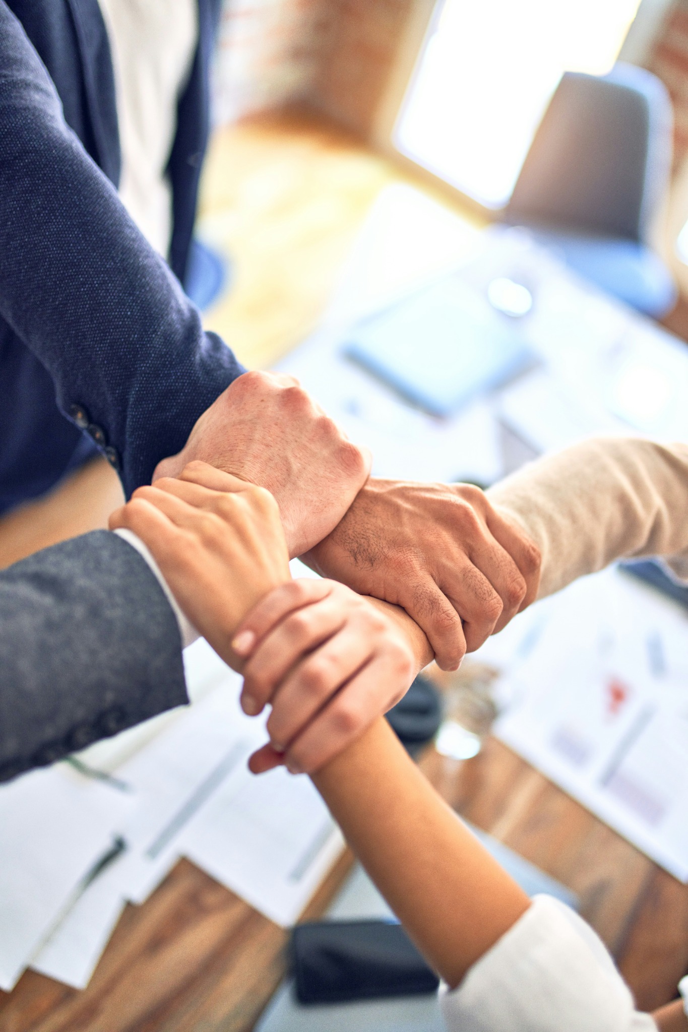 Illustration of the WebDevSolution team collaborating